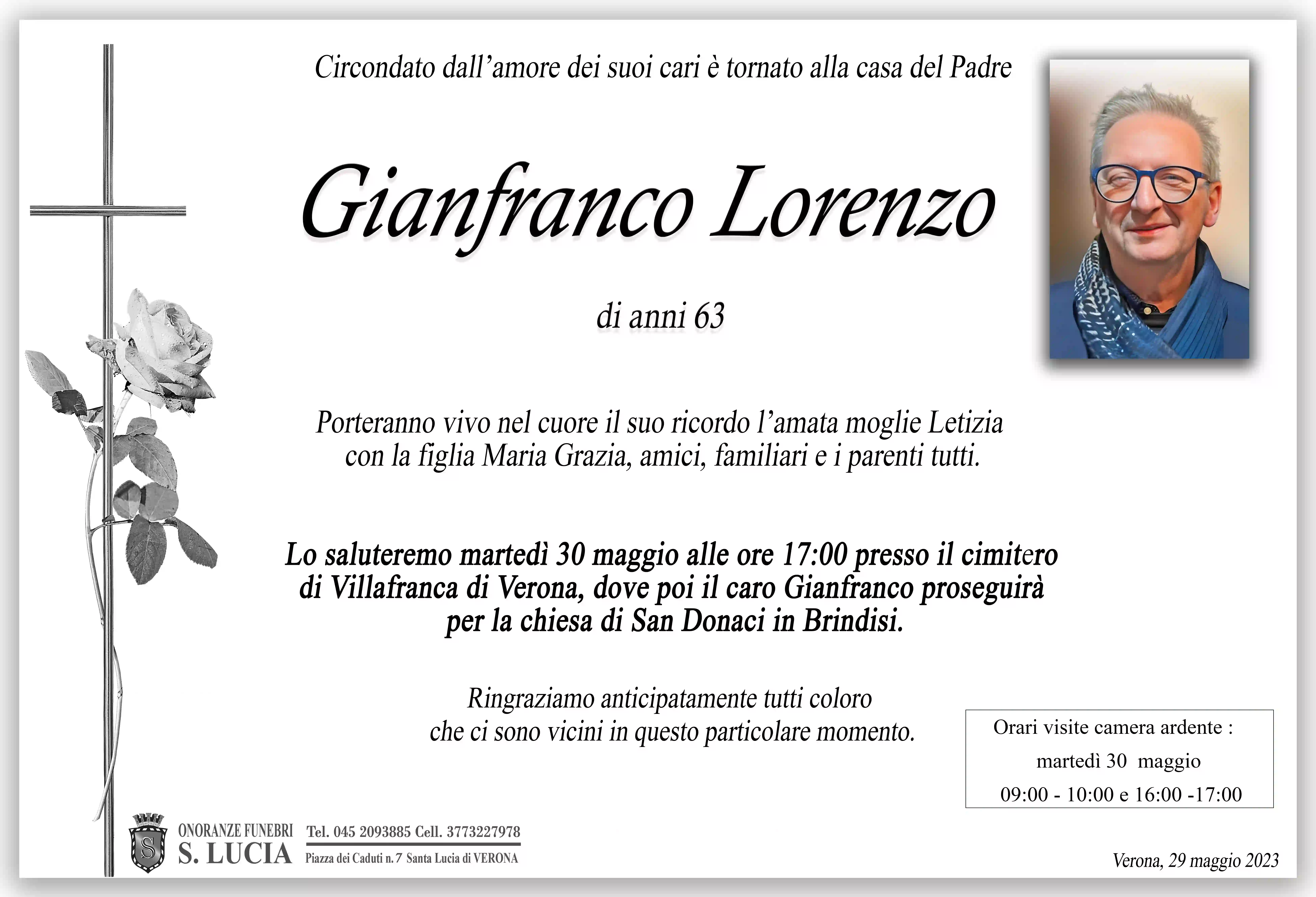Scopri di più sull'articolo Lorenzo Gianfranco